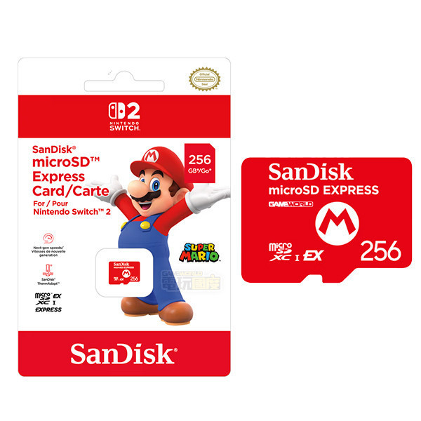 NS2 256GB microSD Express 記憶卡 / nintendo switch 2 / 台灣公司貨 Nintendo switch,NS,NS2,記憶卡,microSD,Express