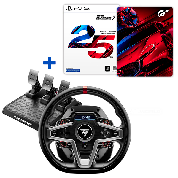 【現貨】T248 方向盤組 ＋ GT7 25週年版 / 動力回饋 賽車方向盤 / 跑車浪漫旅 / THRUSTMASTER 台灣公司貨 PS5,T248,T300,G29,GT7,TGT,G923,羅技,方向盤,賽車架