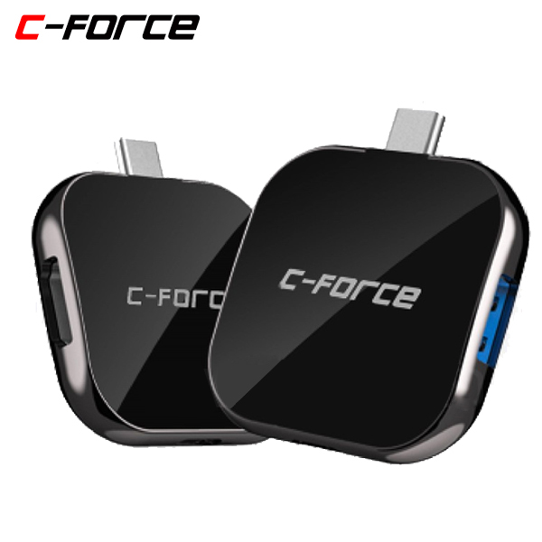 C-FORCE 多功能轉接器 【CF008】 USB-C 取代 SWITCH原廠底座 支援 Mac ※ 台灣公司貨一年保固  Nintendo Switch,Switch,轉接器,NS,原廠底座,華為,充電,三星,Mac,CFORCE