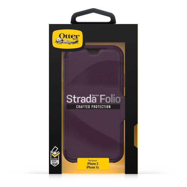 【年終出清 全新品】iPhone X / Xs OtterBox Symmetry Leather Folio 真皮 保護殼【葡萄紫】 IPhone,手機殼,保護殼,軍規,防摔,OtterBox,X,XS,11,11PRO