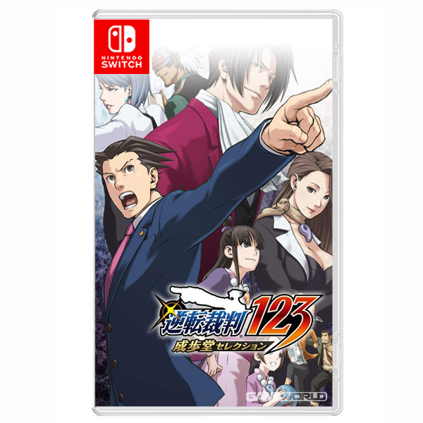 NS 逆轉裁判 123 成步堂精選集 // 亞日版 // NS,逆轉裁判123,成步堂,精選,3DS,逆轉裁判