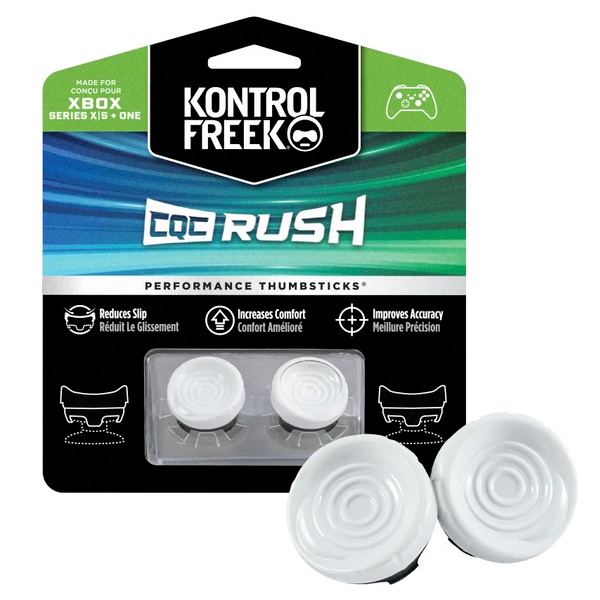 KontrolFreek - CQC RUSH 頂級 3D 類比套 桿套 / PS4 5 XBOX / 台灣公司貨 KontrolFreek,CQC RUSH,類比套,止滑,PS4,PS5,白色,XBOX,類比