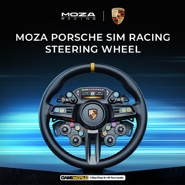 【預購】Porsche 保時捷 911 GT3 RS 授權 聯名 方向盤 MOZA / 台灣公司貨 賽車模擬,FANATEC,GT,DD Pro,直驅式,方向盤組,PS授權 ,Gran Turismo,跑車浪漫旅,moza