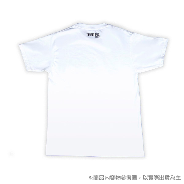 純綿 T-Shirt 白 / 最後生還者 2  PS4,頑皮狗,最後生還者,艾莉,殭屍,後背包,週邊,馬克杯,吊飾,衣服