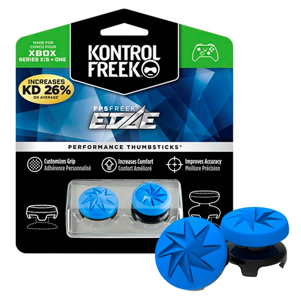 KontrolFreek - FPS FREEK EDGE 頂級 3D 類比套 桿套 / NS Pro PS4 PS5 XBOX / 台灣公司貨 KontrolFreek,FPS FREEK EDGE,類比套,台灣公司貨,NS,PS4,PS5,XBOX,藍色,保護