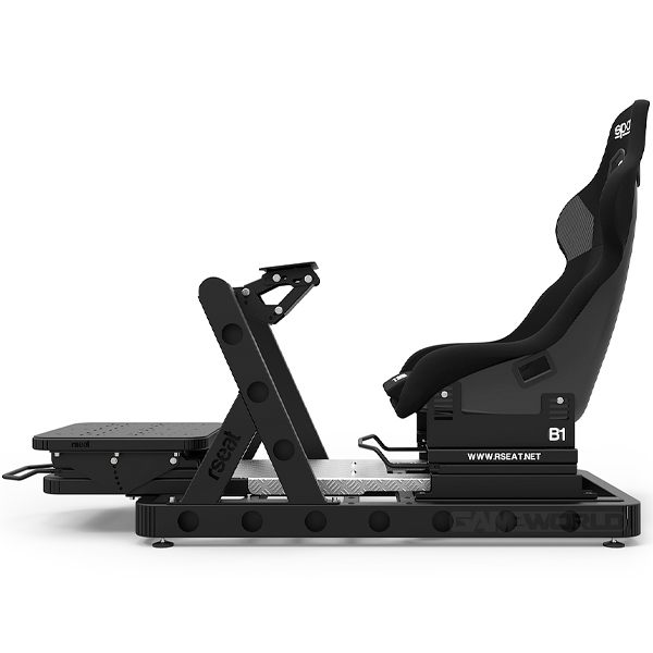 【全球各大Youtuber首推】RSEAT B1 黑色 「單賽車架」直驅馬達推薦 / 台灣代理公司貨 賽車架,賽車椅,桶椅,直驅,動態模擬,賽車,方向盤,GT,simagic