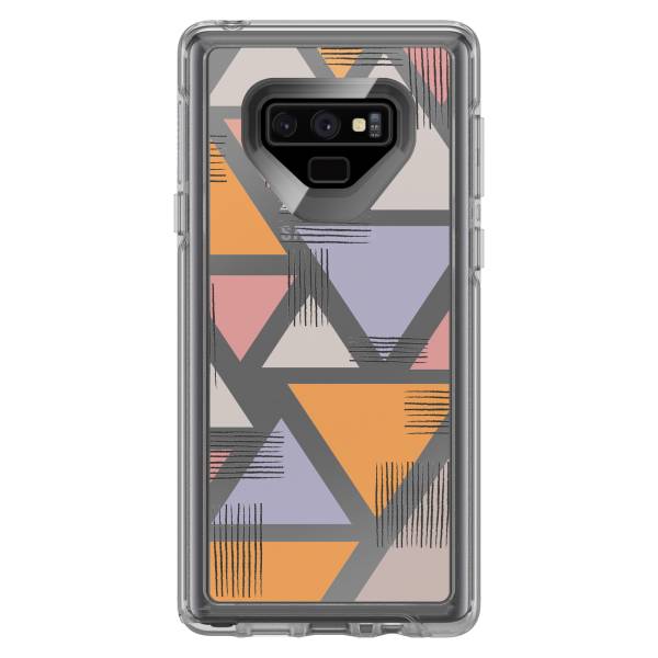 【年終出清 全新品】Samsung Galaxy Note9 OtterBox Symmetry Series Clear 炫彩幾何透明系列 保護殼 【甜蜜三角】 S9+,手機殼,保護殼,軍規,防摔,OtterBox,Samsung,XS,11,Galaxy,