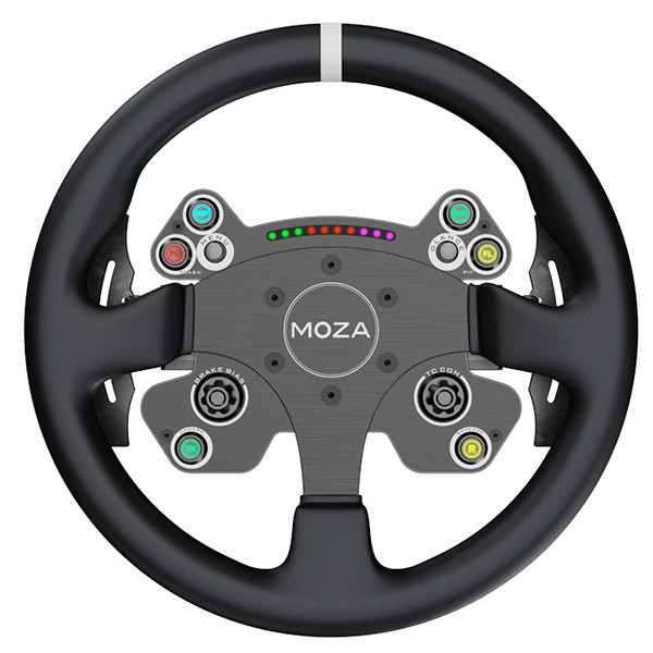 【二手】MOZA 魔爪 CS V2P 新款盤面 四撥片 Steering Wheel / 台灣公司貨 二手,中古,2手,寄賣,MOZA,R5,R3,ES盤面,盤體,方向盤,直驅,CS V2P