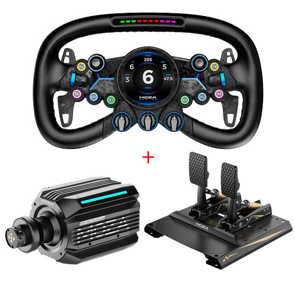 【頂級 熱銷】MOZA R25 Ultra DD 旗艦 直驅 方向盤 F1盤 套餐 / 魔爪 台灣公司貨 MOZA,R25 Ultra,直驅,基座,FSRV2,VGS,GS V2P,F1,盤面