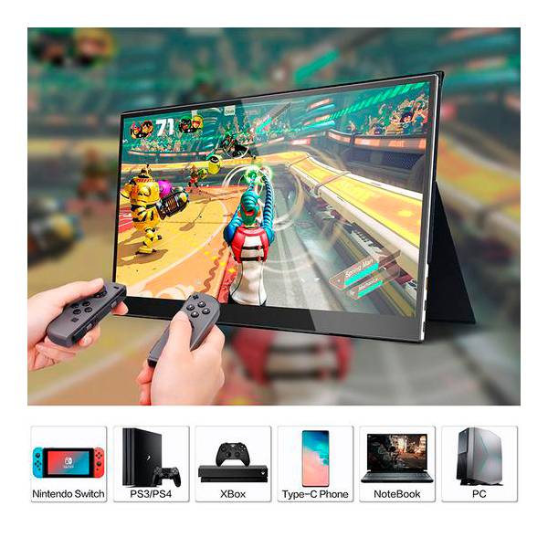 C-Force 144hz HDR 電競級 攜帶式螢幕 TCF016 XT type c 標配版 / HDR / PS4 SWITCH 手機 筆電 / 支援十指觸控 NS,SWITCH,攜帶式螢幕,C-Force,CF011,type c,ASUS,液晶螢幕,精靈寶可夢,隨身,TCF016XT