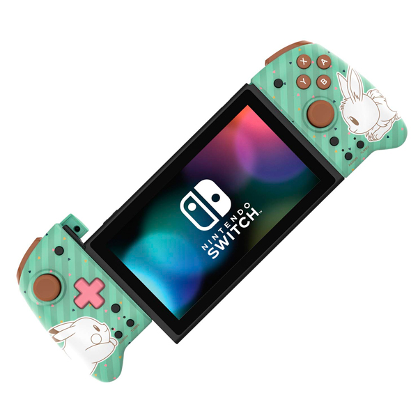 NS HORI 寶可夢 皮卡丘 & 伊布 便攜式專用控制器 NS,joy-con,HORI,皮卡丘,專用控制器,加大,連發,人體工學,SWITCH,寶可夢