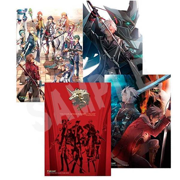 【門市兌換】閃之軌跡4 資料夾 / 一組四個資料夾 贈品,兌換,門市會員,電玩國度,全境封鎖,T恤,T-shirt,衣服,特典,