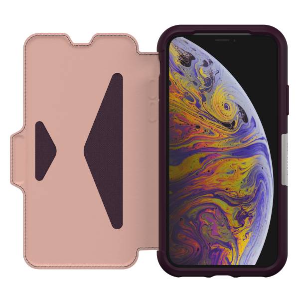 【年終出清 全新品】iPhone X / Xs OtterBox Symmetry Leather Folio 真皮 保護殼【葡萄紫】 IPhone,手機殼,保護殼,軍規,防摔,OtterBox,X,XS,11,11PRO