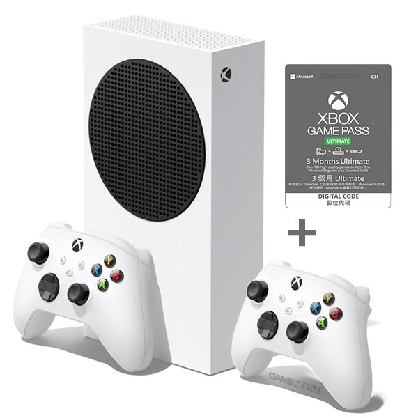 Xbox Series S + XGPU 3個月x1 + 新版 XBOX 白 控制器x1  / 無光碟機版 / 台灣公司貨 Xbox Series S,Xbox Series X,XSX,遊戲機,電視遊樂器,台灣公司貨,XSS