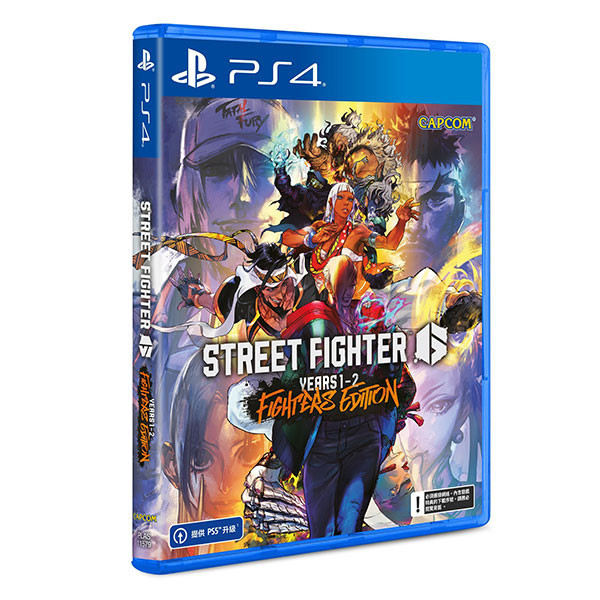 【預購】PS4 快打旋風 6 Years 1-2 Fighters Edition 亞中版 NS2,快打旋風,SF6,格鬥,快打,大搖,PS4,PS5,拳皇,生死格鬥