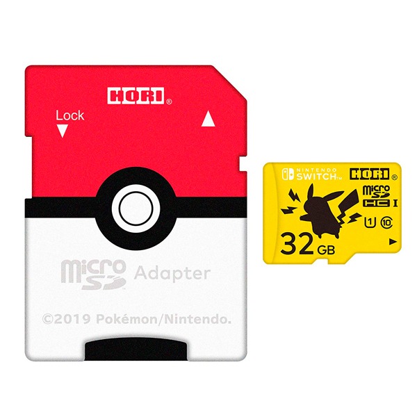 HORI 寶可夢 特仕 microSD 記憶卡 皮卡丘款 32GB Nintendo,switch,hori,128G,64g,32G,microsd