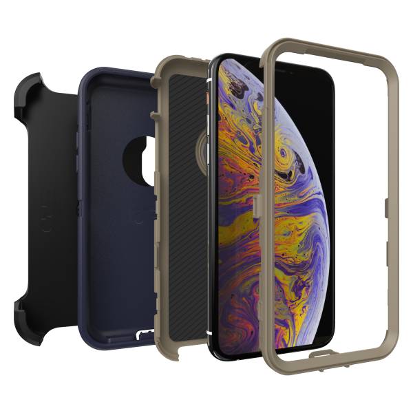 【年終出清 全新品】iPhone Xs Max OtterBox Defender 防禦者系列 保護殼 【深藍色】 螢幕通空設計版 IPhone,手機殼,保護殼,軍規,防摔,OtterBox,X,XS,11,11PRO