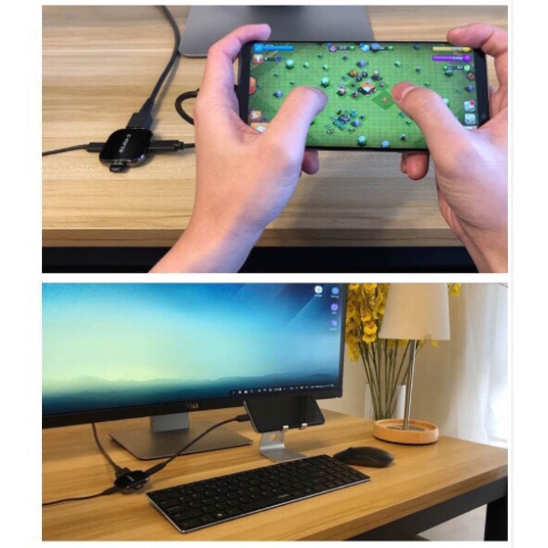 C-FORCE 多功能轉接器 【CF008】 USB-C 取代 SWITCH原廠底座 支援 Mac ※ 台灣公司貨一年保固  Nintendo Switch,Switch,轉接器,NS,原廠底座,華為,充電,三星,Mac,CFORCE