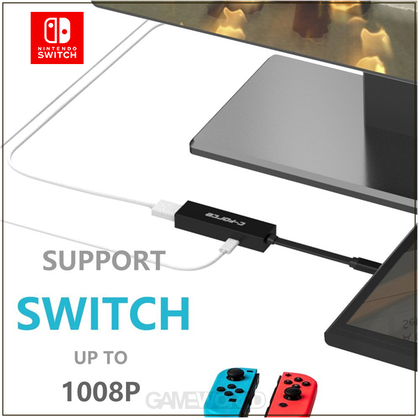 C-FORCE 多功能轉接器 USB-C 取代 SWITCH原廠底座 支援 Mac ※ 台灣公司貨一年保固 CF002,預購,Nintendo Switch,Switch,Joy-Con,收納包,硬殼包,攜行包,保護貼,鋼化膜,耐擦傷,日本製,卡夾盒,C-FORCE,多功能轉接器,USB-C,SWITCH原廠底座,華為,Mate10,三星,S8,Mac,CFORCE