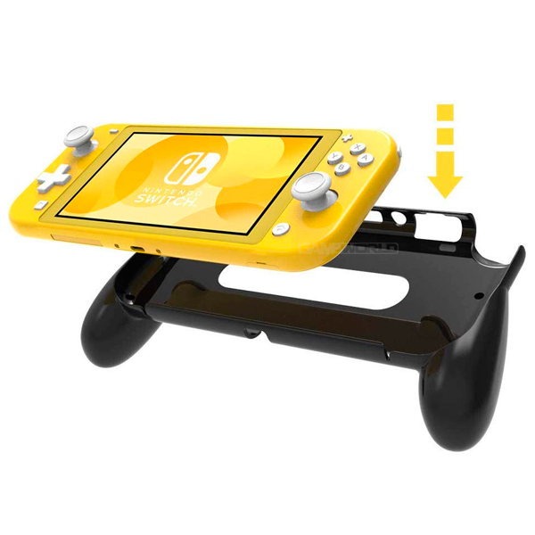 NS Switch Lite 握把 握柄套 / 黑色 硬殼 Nintendo,switch,hori,joy-con,十字鍵,瑪利歐,手把,lite,一體成形,TPU