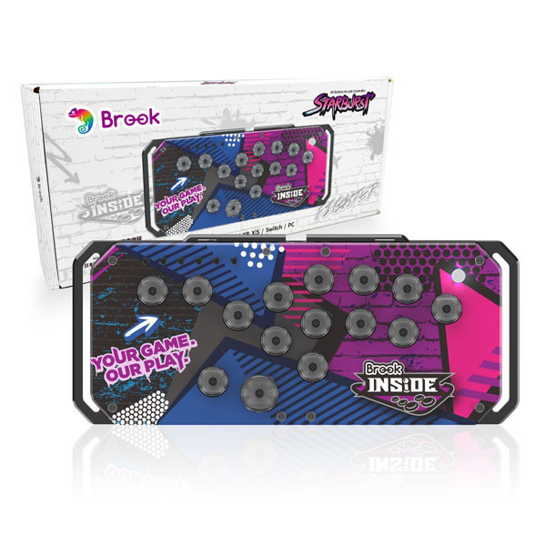 Brook 全按鍵大搖台 Starburst Fighting Arcade / 格鬥搖桿 / 支援PC、PS4、PS5、NS、XBOX / 台灣公司貨 Brook,全按鍵,大搖,Starburst Fighting Arcade,PC,PS4,PS5,NS,格鬥搖桿,格鬥