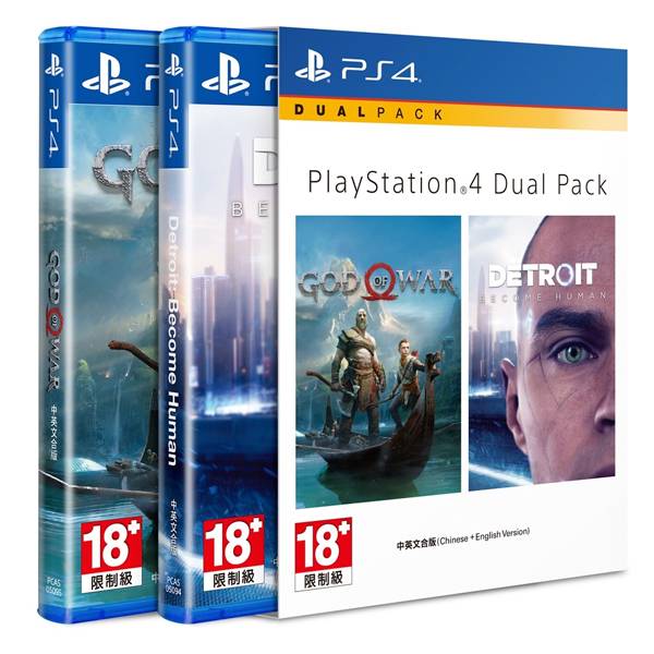 PS4 戰神 + 底特律 變人 大師雙重包  // 中文版 //   PS4,Fighting EX Layer,中文版,ARIKA,格鬥,對戰,故事模式,連線