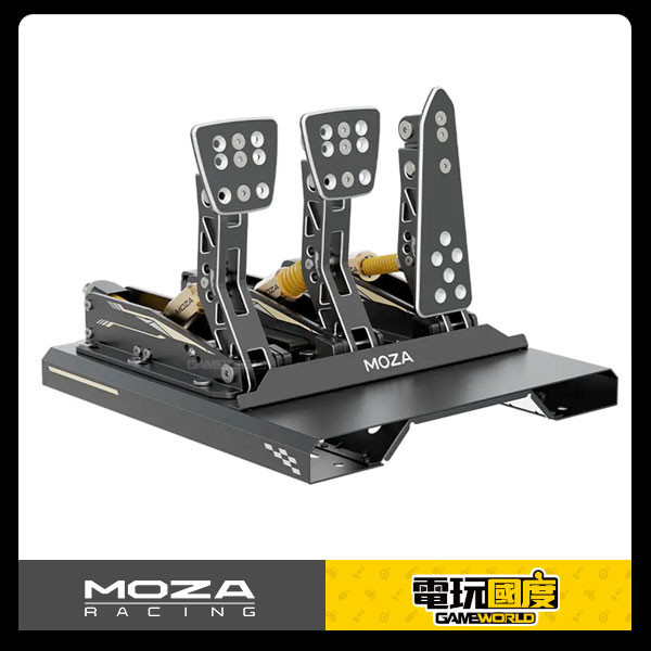 MOZA 魔爪 CRP Load Cell Pedal 壓力感測 三踏板 / 台灣公司貨 MOZA.魔爪,CRPLoad,CellPedal3,三踏板,壓力感測,直驅,台灣公司貨