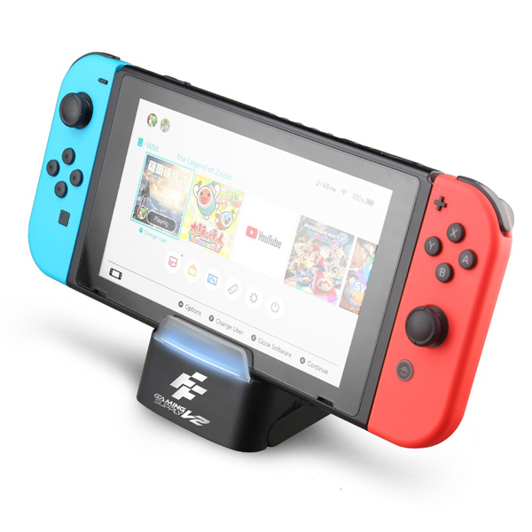 FlashFire 第二代 充電 訊號轉接 底座NS 專用 GS-1500 // 富雷訊FlashFire // Nintendo Switch NS,FlashFire,充電,訊號轉接,底座,富雷訊,FlashFire,Nintendo Switch,視訊,任天堂