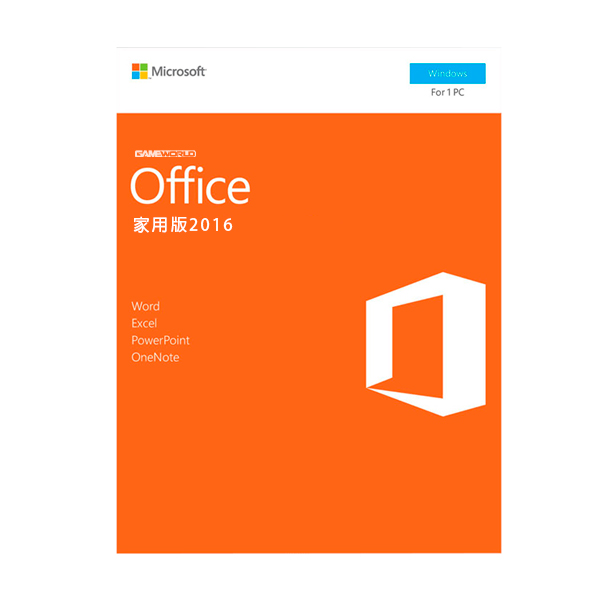 Microsoft Office家用版 2016 適用 一台PC PC,microsoft,office,2016,家用版,一台, Word,Excel,PowerPoint,OneNote