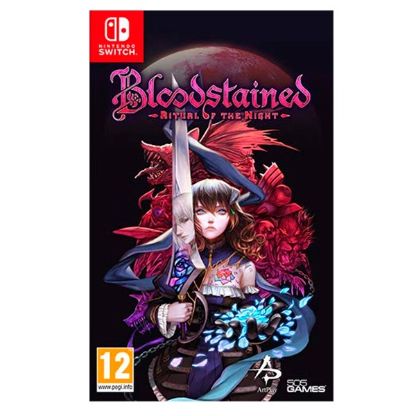 【二手】NS 血咒之城 暗夜儀式 / 中英日文合版 / Bloodstained 二手,中古,NS,血咒之城,暗夜儀式,英文版,Bloodstained
