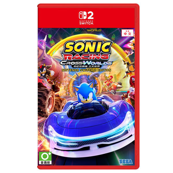 【預購】NS2 索尼克賽車 交叉世界 / 中文版 Nintendo Switch NS2,索尼克賽車,交叉世界,中文版,賽車,競速,索尼克,英速小子
