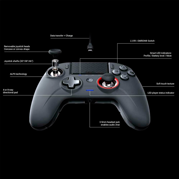 NACON REVOLUTION UNLIMITED PRO CONTROLLER 手把控制器 / PS4 / SLEH-00552 手把,大蛇,NACON,PS4,手把,類比,revolution