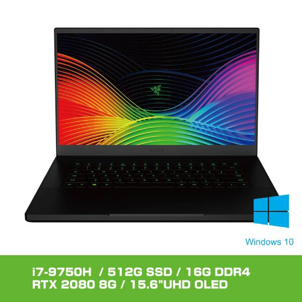 Razer BLADE 15.6吋 i7-9750H / 16G / 512G SSD / RTX 2080 8G Razer,BLADE,15.6吋,電競筆電,雷蛇,i7,256SSD,GTX1660Ti,RZ09-03018E52-R3U1