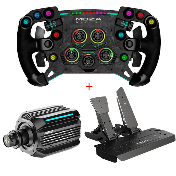 【頂級 熱銷】MOZA R21 Ultra DD 旗艦 直驅 方向盤 F1盤 套餐 / 魔爪 台灣公司貨 MOZA,R21 Ultra,直驅,基座,CS V2P,RS V2,方向盤,Mbooster,主動式踏板