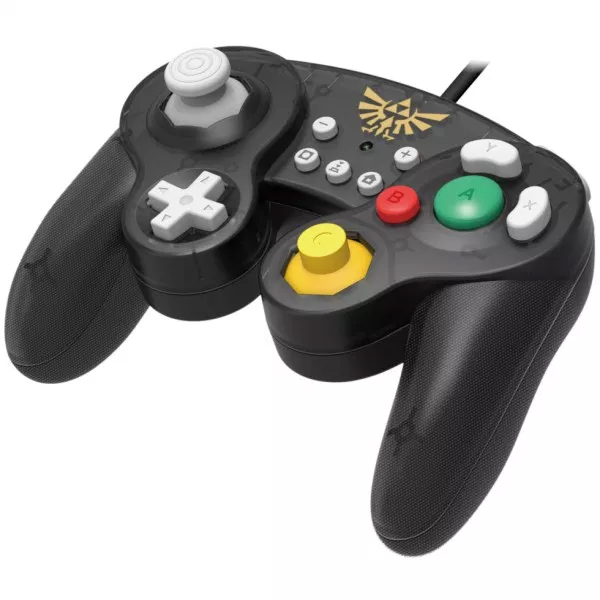 NS 復古 GameCube 有線手把 // NGC // 薩爾達傳說 黑色 // Nintendo Switch NS,Nintendo Switch,Switch,復古,手把,HORI,PC,薩爾達傳說,黑色
