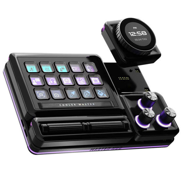 酷碼 MasterHUB 圓環編碼器模組 / Cooler Master MHSK13AA00,酷碼,Master,HUB,創作者神器,Cooler Master, ELGATO,操作控制台,影像,MHDD01AA22