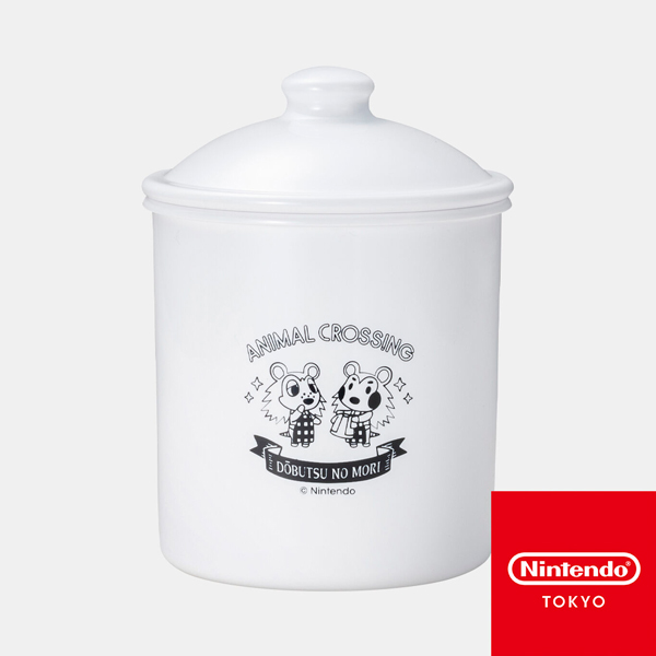 動物森友會 / 儲物罐 中型 / Nintendo TOKYO 動物森友會,白,罐子,AS樹脂,矽膠,周邊小商品,Nintendo,TOKYO,動森,日本