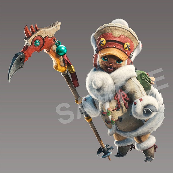 PS4 魔物獵人：Iceborne 隨行艾路支架 彩色版公仔 / MHW 公仔,艾路,隨行支架,魔物獵人,iceborne,魔物獵人世界,支架,貓,手把支架,PS4