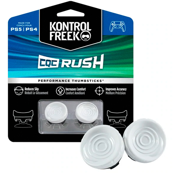KontrolFreek - CQC RUSH 頂級 3D 類比套 桿套 / PS4 5 XBOX / 台灣公司貨 KontrolFreek,CQC RUSH,類比套,止滑,PS4,PS5,白色,XBOX,類比