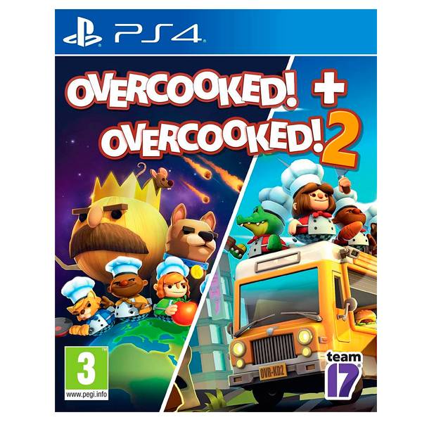 PS4 煮過頭 Overcooked 1+2 合輯 / 中英文版  預購,PS4,NS,煮過頭,地獄廚房,Overcooked,繁體中文,友情破壞
