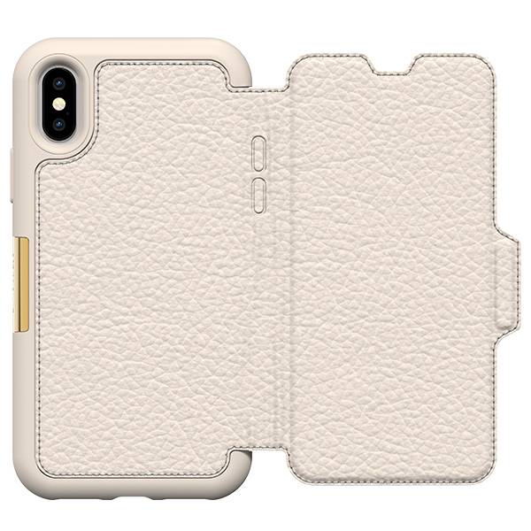 【年終出清 全新品】iPhone X / Xs OtterBox Symmetry Leather Folio 真皮 保護殼【米白】 IPhone,手機殼,保護殼,軍規,防摔,OtterBox,X,XS,11,11PRO