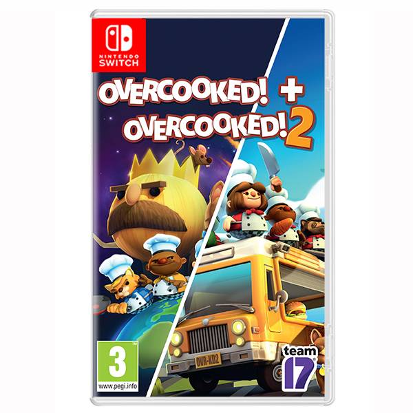 NS 煮過頭 Overcooked 1+2 合輯 / 中英文版  預購,PS4,NS,煮過頭,地獄廚房,Overcooked,繁體中文,友情破壞