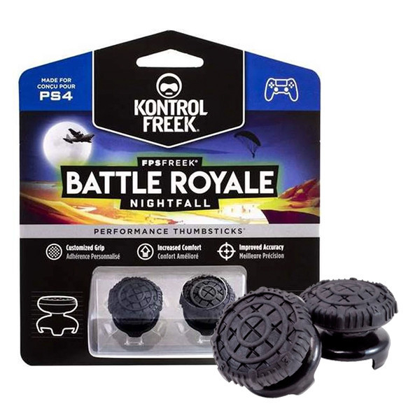 KontrolFreek - Battle Royale Nightfall 頂級 3D 類比套 桿套 / NS Pro PS4 PS5 XBOX / 台灣公司貨 KontrolFreek,Battle Royale Nightfall,類比套,NS,PS4,PS5,XBOX,黑色,保護,止滑,舒適
