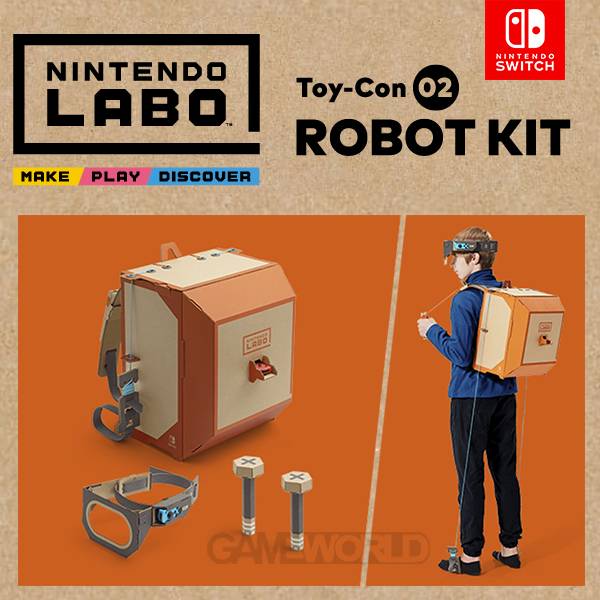 Nintendo LABO 任天堂實驗室 ROBOT KIT Toy-con02 ※ 日文版 ※ Nintendo Switch 【最強優惠】 NS,任天堂 LABO,LABO,ROBOT,VARIETY,Toy-con,Nintendo Switch,NINTENDO LABO,NINTENDO,NS LABO