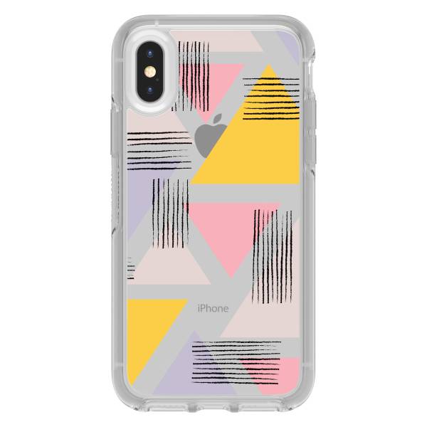 【年終出清 全新品】iPhone Xs Max OtterBox Symmetry Clear 炫彩幾何系列 保護殼 【甜蜜三角】 IPhone,手機殼,保護殼,軍規,防摔,OtterBox,X,XS,11,11PRO