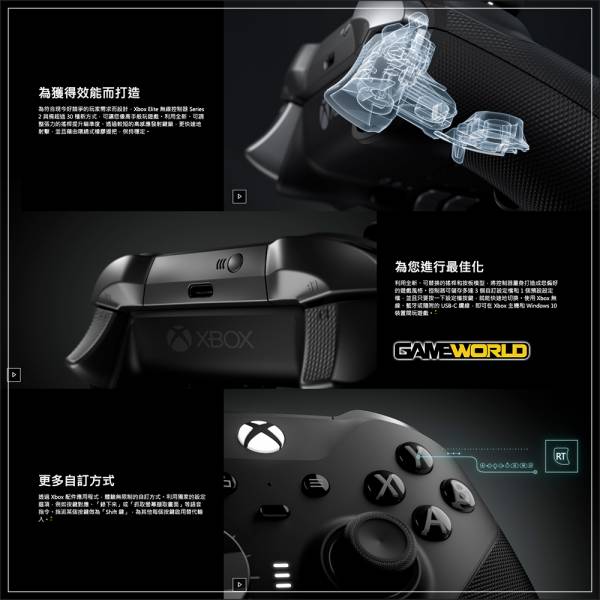 Xbox Elite 無線控制器 手把 Series 2 菁英 二代 / Halo Infinite 最後一戰 無限 限量版 / 台灣代理版 XBOX,無線,控制器,手把,藍牙,搖桿,xbox series x,windows 10,手柄,Xbox Elite