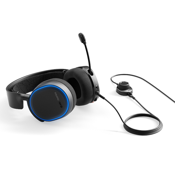 賽睿 SteelSeries ARCTIS 5 有線 電競 耳機【黑色】2019年版  SteelSeries,ARCTIS 5,有線,耳機,3.5mm,頭戴式,降噪,台灣公司貨,海盜船,電競,PC,PS4,PS5