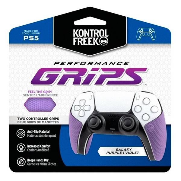 KontrolFreek - Original Grips - PS5 握把 防滑 防手汗 保護套 / 紫 / 台灣公司貨 KontrolFreek,Performance Kit Inferno,Pro,類比套,握把保護套,止滑,舒適度,PS5,XBOX,NS