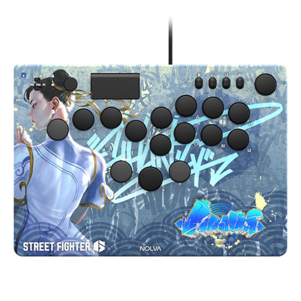 HORI 快打旋風6 ST6_NOLVA 機械式 / 全按鈕街機控制器 / 格鬥搖桿 大搖 / PS5 PC 適用 HORI,快打旋風6,ST6_NOLVA,機械式,街機,控制器,格鬥搖桿,大搖,PS5,PC