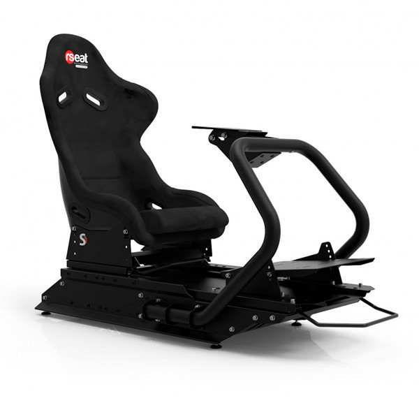 RSEAT S1 黑色 賽車架+賽車椅 / 鋼管支架 頂級桶椅 / 可升級動態模擬 RSEAT,S1,P1,B1,直驅,MOZA,賽車架,方向盤,動態模擬,飛行模擬,NLR